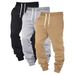 Men's Clothing Sweatpants Sports Trousers Casual Training Fitness Drawstring Thread Elastic Waist Pants_viptrois.com