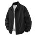 Men's Stylish Windproof & Water-Resistant Jacket – Lightweight Casual Coat With Hood, Oversized Streetwear (Black/Light Khaki/Olive Brown, M-3XL)_viptrois.com