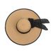 Women's Summer With Wide Brim, Foldable Beach Hat, Protection, Beachside Vacation Sun Hat_viptrois.com