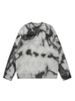 High Street Trendy Brand Tie-Dye Mink Winter Men's Loose Casual Long Sleeve Round Neck Soft Fluffy Knitted Sweater_viptrois.com
