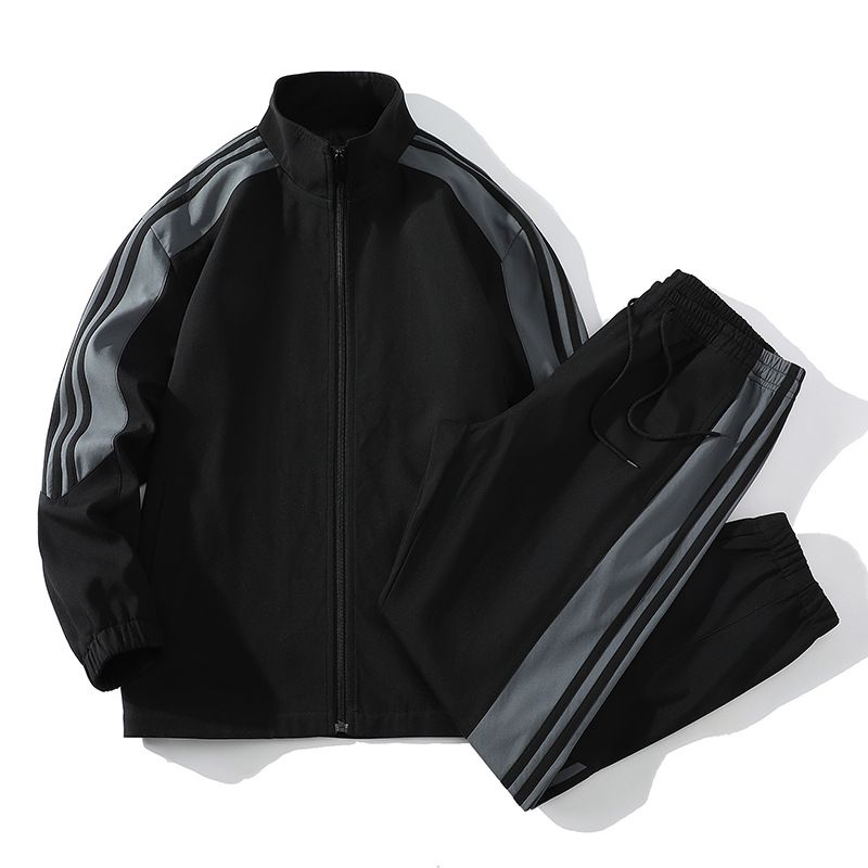 New, Men's Autumn Korean Version Trendy New Casual Sports Jacket Set_viptrois.com