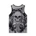 2026 Cross-Border Summer Beach Vacation Skull Print Fitness Workout Casual Style Men's Vest_viptrois.com