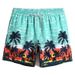 Man's clothing Men's beach pants 3D quick dry colorful shorts style breathable sports casual pants can be bounced on all sides_viptrois.com