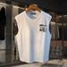 Men's Clothing Trendy Brand Pure Cotton Sleeveless T Shirt Men's Summer New Ins Trend Waistcoat Sports Running Vest Top Clothes_viptrois.com
