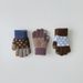 Children's gloves Retro knit warm children's five-finger girls' mittens_viptrois.com