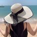 Women's Summer With Wide Brim, Foldable Beach Hat, Protection, Beachside Vacation Sun Hat_viptrois.com