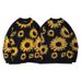 "Sunflower Jacquard Knit Sweater – Men's Long Sleeve Crewneck Pullover For Autumn/Winter"_viptrois.com