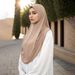 Women's Scarve Popular New Large Pullover Hat Solid Color Simple All Match Headscarf Female Malay Strap Long Scarf Integrated_viptrois.com