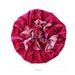Flannel double layer sleeping cap warm velvet wood ear double layer princess home hat winter new hair care hat_viptrois.com