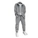 Men's Clothing Casual Spring Shirt Pants Set Comfortable Loose Fit Long Sleeve Shirt Trousers Stylish Matching Outfit (Black/White Grey, Sizes M-3XL)_viptrois.com