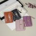 Wallet Card Cases Women's Ultra Thin Card Holder Sunflower Coin Purse Card Holder Candy Color Portable Travel Multi Card Holder_viptrois.com