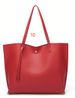 Women’s Bags New Shopping BagFashion Women's Bag Tassel Simple Shoulder Bag Large Capacity Tote Bag_viptrois.com