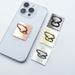 Square Ring Holder Firm Anti-drop Desktop Adhesive Lazy Stand Metal Gift Phone Clip_viptrois.com