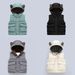 kid's clothing Monochrome cute hat children's vest Casual fashion sleeveless vest_viptrois.com