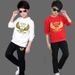 Teenage Clothing casual sports suit boys' sweatshirt pullover long-sleeved two-piece sportswear_viptrois.com