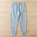 Men's Clothing Pure Cotton Drawstring Sweatpants Knitted Washed Terry Cotton Spring And Autumn Style Sports Casual Trousers Men's Versatile Trend_viptrois.com