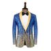 Men's Clothing Meteor Gradient Sequin Suit Jacket Performance Clothes Bar Singer Stage Performance Host Catwalk Suit_viptrois.com