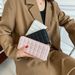 Ladies Wallet Indentation Square Long Clutch Bag Fashion Card Bag Large Wallet Coin Purse Tide._viptrois.com