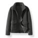 "Reversible Wool-Blend Men's Coat – Double-Sided Zipper Lapel Jacket With Faux Fur Lining For Winter"_viptrois.com