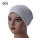 Turban Hat For Women, Mercerized Cotton Bottoming Small Hat, Muslim Pullover Hat That Can Hide Hair, Elastic Hat, High Elasticity And No Balling_viptrois.com