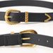 retro three-piece belts, fashionable and versatile women's pin buckle belts, coat decorative belts_viptrois.com