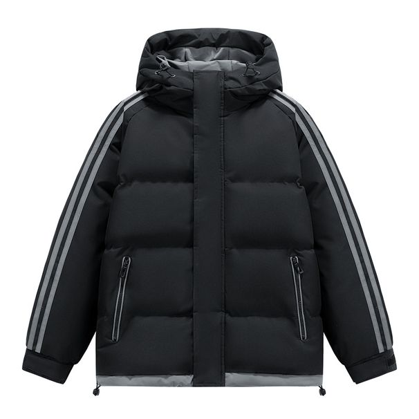 Autumn And Winter Men's Padded Jacket Casual Down Jacket Padded Jacket Bread Jacket Hooded Jacket_viptrois.com