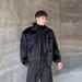 Men's Slim-Fit Vegan Leather Jacket With Cotton Lining – Minimalist Cropped Bomber (Black, Sizes M-XL) | Urban Edge & Seasonless Style_viptrois.com