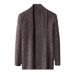 2021 Autumn Winter Long Sleeve Turn-Down Collar Casual Youth Men's Knitted Cardigan Business Gentleman Thick Sweater_viptrois.com