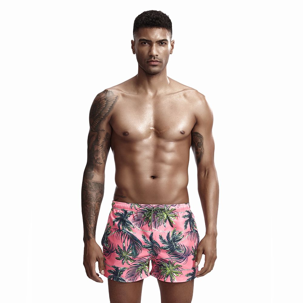 New product SEOBEAN men's trendy brand beach pants peach skin men's shorts surf trunks swimming trunks manufacturer wholesale_viptrois.com