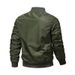 Pulse Army Green Baseball Men's Spring And Autumn High Street Retro Trendy Brand New American Workwear Bomber Jacket_viptrois.com