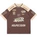 Men's Clothing Aelfric Eden 90s Oversized T Shirt Unisex Graffiti Knit Print Casual T Shirt Street_viptrois.com