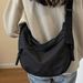 Men's Bags This Year's Popular Oxford Cloth Bag Messenger Bag Female New Casual One Shoulder Student Class Commuting Dumpling Bag_viptrois.com