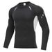 Men's Clothing Popular Sports Tights High Elastic Quick Drying Printed Long Sleeved Fitness Cycling Bottom Sweat Absorbent T Shirt_viptrois.com