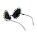 Cross Border Rivet Alien Sunglasses Festival Party Funny Punk Sunglasses European And American Trend Spike Chain Sunglasses_viptrois.com