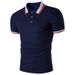 Men's Fashion Short Sleeved Polo Shirt Clearance_viptrois.com