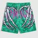 Elastic Waist Jogging Shorts Swim Trunks Board Shorts Summer New Beach Shorts With Hand 3D Print Y2k Shorts For Men_viptrois.com