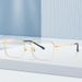 New Eyeglass Frames Men Anti Blue Business Metal Square Flat Mirror Ultra Light Comfortable To Wear Fashion Glasses_viptrois.com