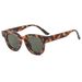 Men's Sunglasses New Oval Frame Rice Nail High End Sunglasses Retro Fashion Street Shooting Slim Anti Ultraviolet Sunglasses_viptrois.com