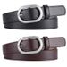 Women's women's simple and versatile jeans, belt, inset style Korean casual metal buckle, student belt batch_viptrois.com