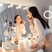 360 ° Rotary Large Capacity Skin Care Cosmetics Storage, 3-layer Perfume Storage Box, With Makeup Brush Holder, Suitable_viptrois.com