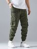 Men's Multi-Pocket Cargo Trousers Workwear Pants Streetwear Durable Cotton Midweight Low Waist Spring Autumn Winter_viptrois.com