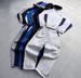 Men's Clothing 2026 Tracksuit Color Blocked Hoodie Set, Street Style Hip Hop Loose Fitting Athletic Sweatshirt And Trousers._viptrois.com