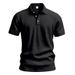 65/5000 2026 Men's Summer Button-down Solid Short-Sleeved Half-Button Loose-Weave Breathable Casual Commuting Polo Shirt_viptrois.com