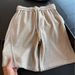 Men's Heavyweight Diagonally Cut Loose Fit Mid-Length Shorts Summer Cleanfit Trendy Lazy Five Point Pants Old Money Style_viptrois.com