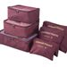 Travel Storage Bag Set Storage Bag Six Piece Set Luggage Storage Waterproof Storage Bag Storage Bag 6 Piece Set_viptrois.com