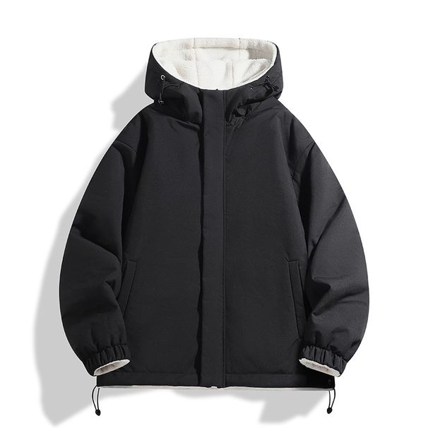 2025 New Winter Double-sided Cotton-padded Clothes For Men And Women Thickened Couples Trendy Brand Light Winter Clothes_viptrois.com