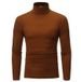 2Pcs Autumn Winter Mens Thermal Underwear Basic Bottoming Plain T-shirt Slim Fit Turtleneck Pullover Thermo Undershirt Male Tops_viptrois.com