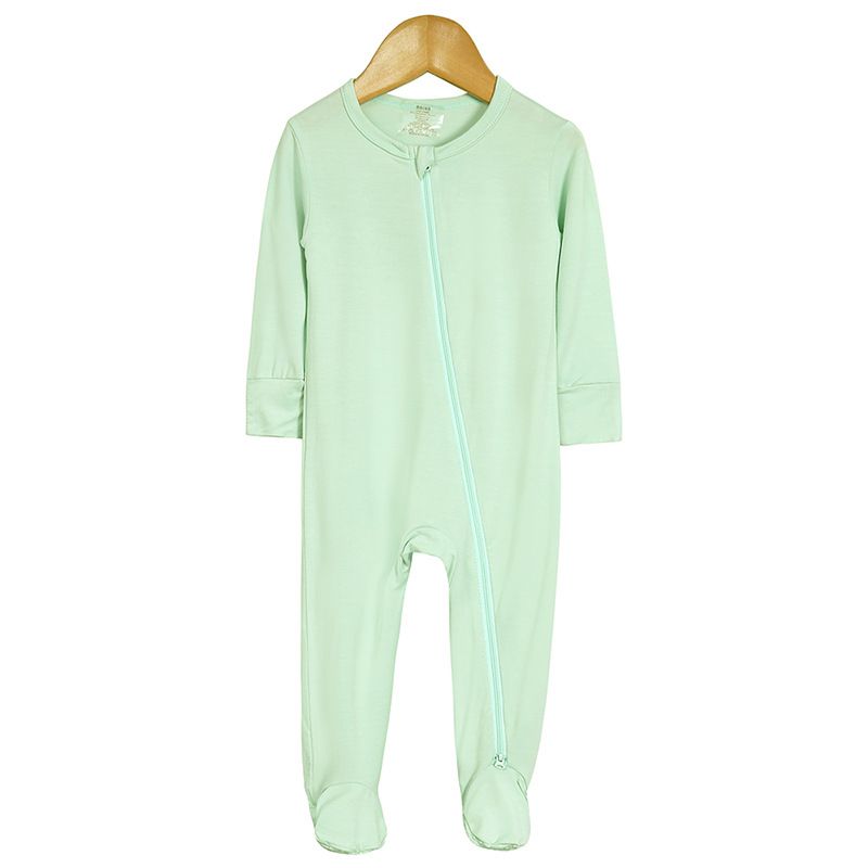 Kids'clothing Baby clothes Spring and summer baby long-sleeved foot onesie newborn clothing crawl suit_viptrois.com