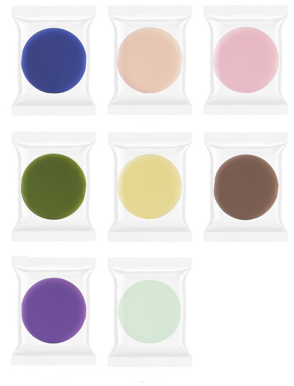 Air Cushion Powder Puff Non Latex Dry And Wet Dual Use BB Cream Special Round Powder Puff Makeup Tool_viptrois.com