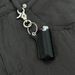 Creative Leather Lighter Protective Cover Key Chain Pendant Trendy People Wear Lighter Cover Accessories_viptrois.com